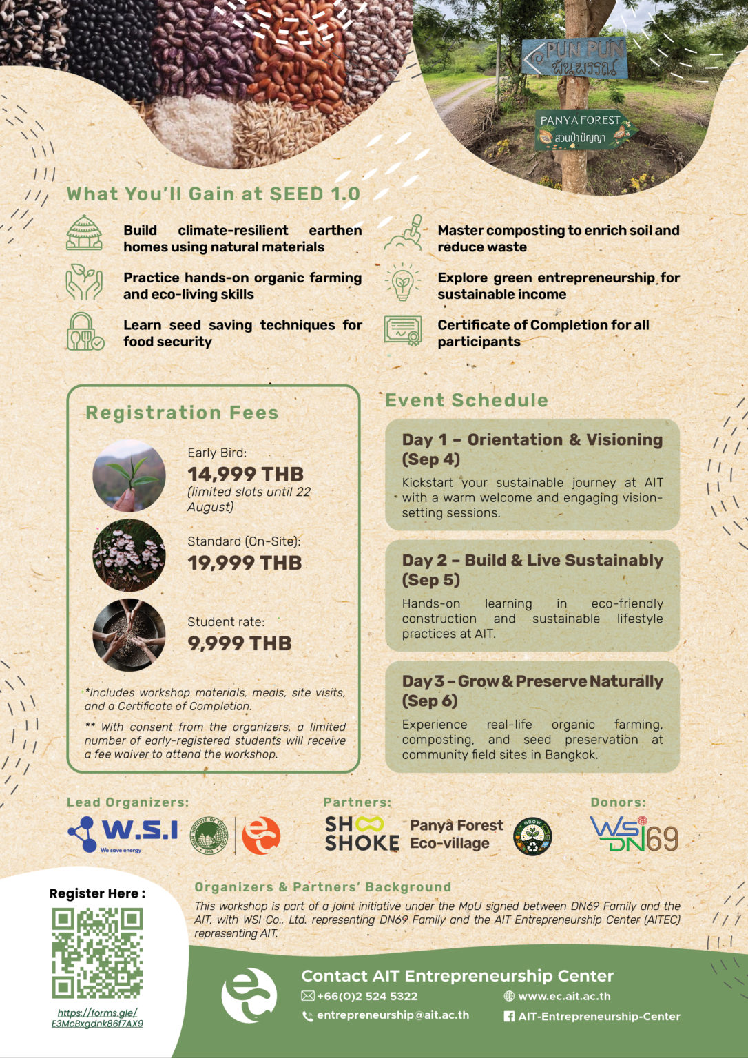 Sustainable Ecosystems, Entrepreneurship & Design Workshop2
